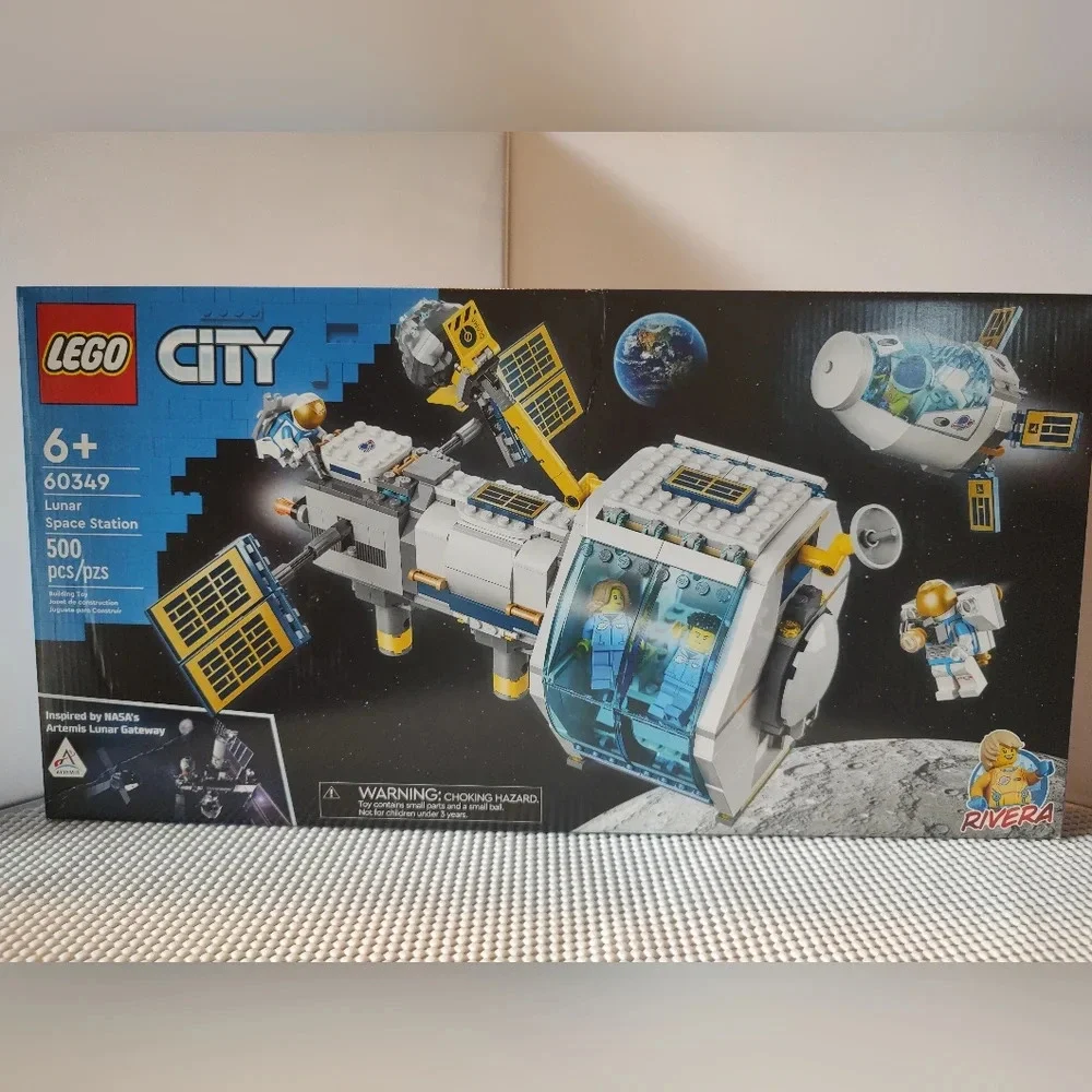 Lego City 60349 Lunar Space Station Building Toy Set NWT